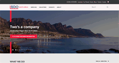 Desktop Screenshot of bdo.co.za