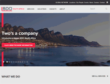 Tablet Screenshot of bdo.co.za