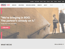 Tablet Screenshot of bdo.com